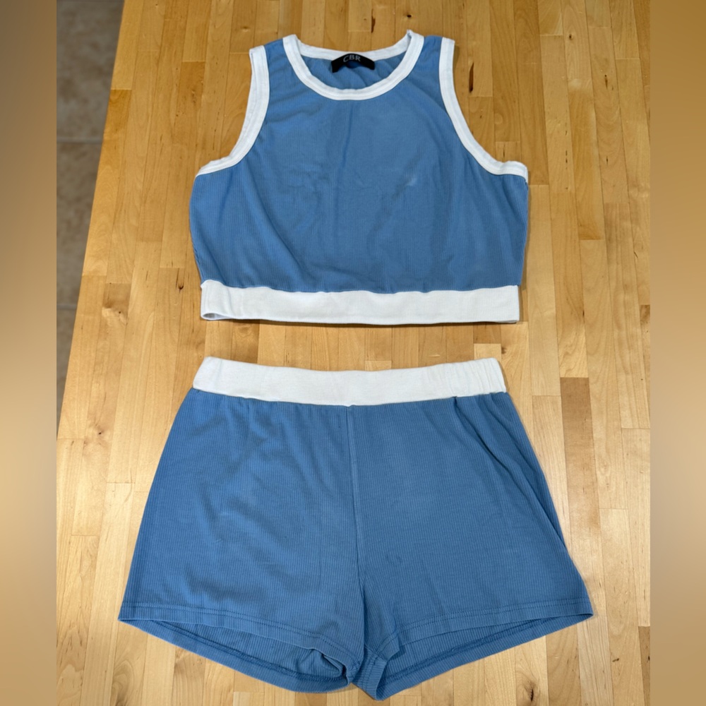 Powder Blue Lounge Set - Picture 5 of 10
